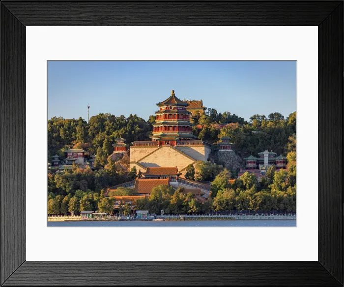 Framed Print : Kunming Lake and Summer Palace (UNESCO World Heritage Site), Beijing, China Framed Print : Kunming Lake and Summer Palace (UNESCO World Heritage Site), Beijing, China
