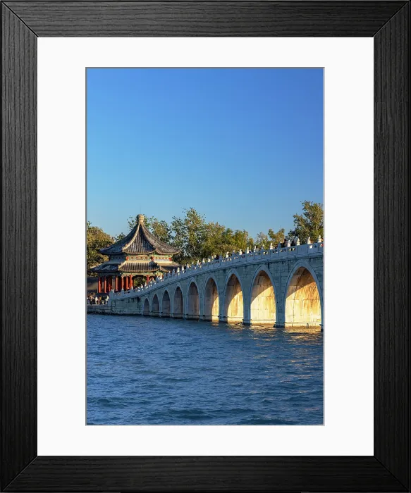 Framed Print : Seventeen Arch Bridge at Summer Palace (UNESCO World Heritage Site), Beijing, China Framed Print : Seventeen Arch Bridge at Summer Palace (UNESCO World Heritage Site), Beijing, China