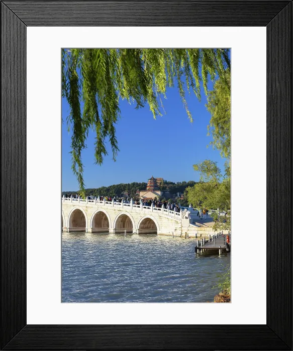 Framed Print : Seventeen Arch Bridge at Summer Palace (UNESCO World Heritage Site), Beijing, China Framed Print : Seventeen Arch Bridge at Summer Palace (UNESCO World Heritage Site), Beijing, China