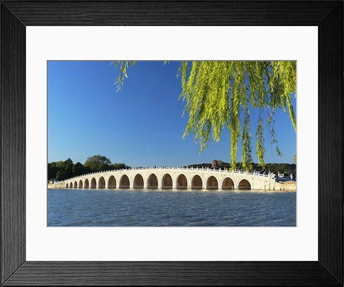 Framed Print : Seventeen Arch Bridge at Summer Palace (UNESCO World Heritage Site), Beijing, China Framed Print : Seventeen Arch Bridge at Summer Palace (UNESCO World Heritage Site), Beijing, China