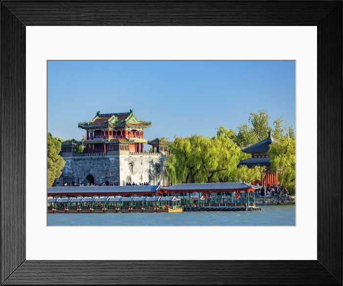 Framed Print : Kunming Lake and Summer Palace (UNESCO World Heritage Site), Beijing, China