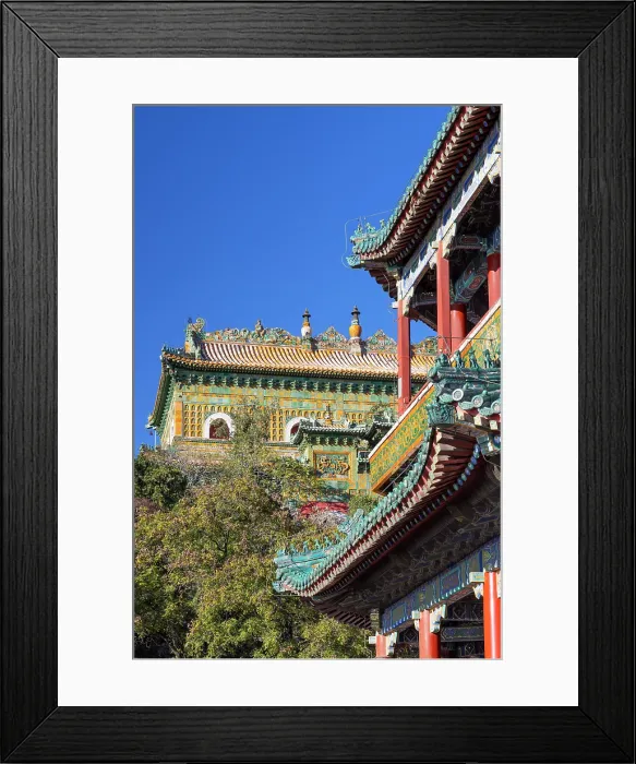 Framed Print : Hall of the Sea of Wisdom and pagoda at Summer Palace (UNESCO World Heritage Site), Beijing, China Framed Print : Hall of the Sea of Wisdom and pagoda at Summer Palace (UNESCO World Heritage Site), Beijing, China