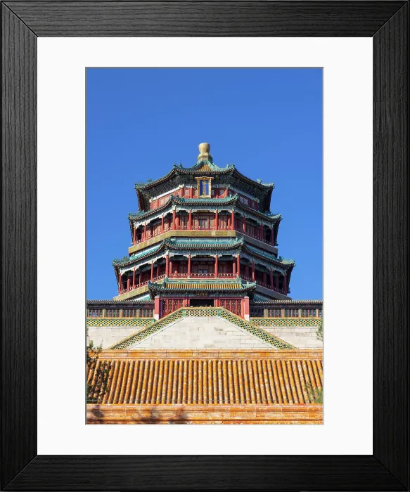 Framed Print : Pagoda at Summer Palace (UNESCO World Heritage Site), Beijing, China