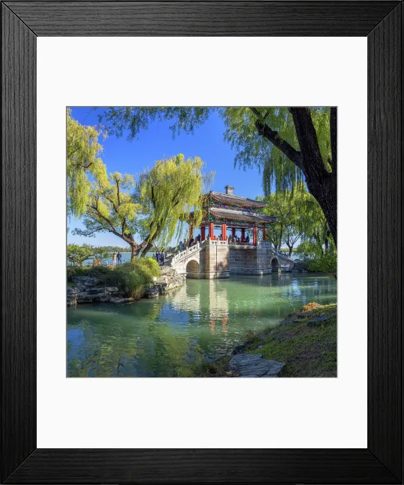 Framed Print : Binfeng Bridge at Summer Palace (UNESCO World Heritage Site), Beijing, China Framed Print : Binfeng Bridge at Summer Palace (UNESCO World Heritage Site), Beijing, China