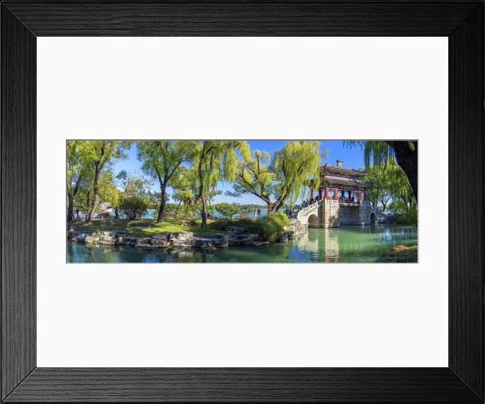 Framed Print : Binfeng Bridge at Summer Palace (UNESCO World Heritage Site), Beijing, China Framed Print : Binfeng Bridge at Summer Palace (UNESCO World Heritage Site), Beijing, China