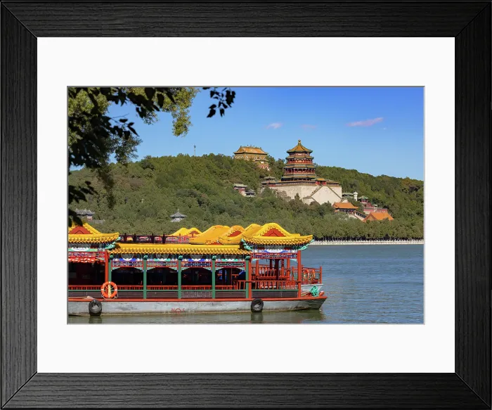 Framed Print : Kunming Lake and Summer Palace (UNESCO World Heritage Site), Beijing, China Framed Print : Kunming Lake and Summer Palace (UNESCO World Heritage Site), Beijing, China