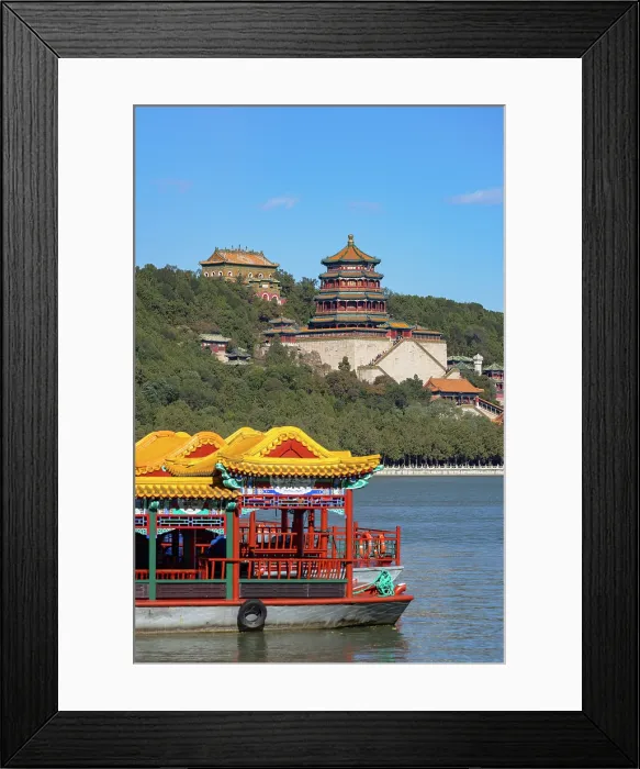 Framed Print : Kunming Lake and Summer Palace (UNESCO World Heritage Site), Beijing, China