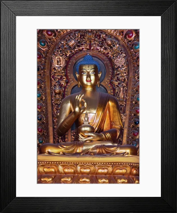 Framed Print : Statue at Lama Temple, Beijing, China Framed Print : Statue at Lama Temple, Beijing, China
