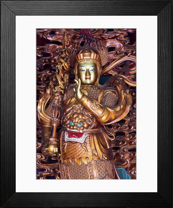 Framed Print : Statue at Lama Temple, Beijing, China