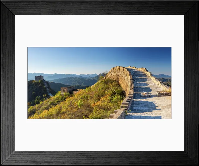 Framed Print : The Great Wall of China at Jinshanling (UNESCO World Heritage Site), Hebei Province, China Framed Print : The Great Wall of China at Jinshanling (UNESCO World Heritage Site), Hebei Province, China