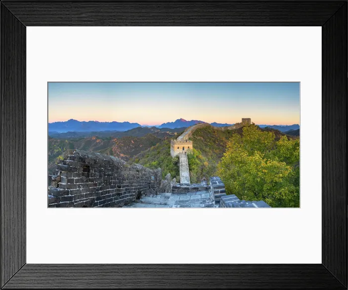 Framed Print : The Great Wall of China at Jinshanling (UNESCO World Heritage Site), Hebei Province, China Framed Print : The Great Wall of China at Jinshanling (UNESCO World Heritage Site), Hebei Province, China