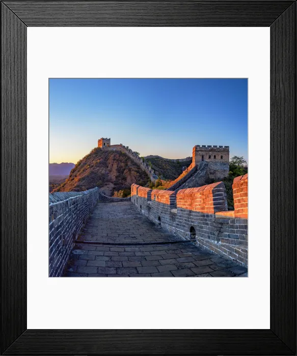 Framed Print : The Great Wall of China at Jinshanling (UNESCO World Heritage Site), Hebei Province, China Framed Print : The Great Wall of China at Jinshanling (UNESCO World Heritage Site), Hebei Province, China