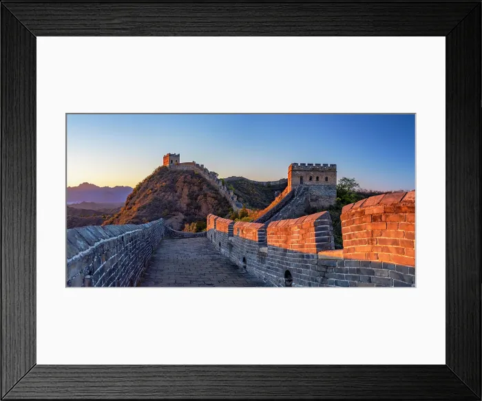 Framed Print : The Great Wall of China at Jinshanling (UNESCO World Heritage Site), Hebei Province, China Framed Print : The Great Wall of China at Jinshanling (UNESCO World Heritage Site), Hebei Province, China