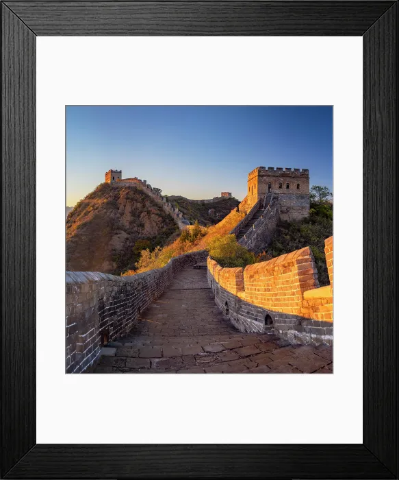 Framed Print : The Great Wall of China at Jinshanling (UNESCO World Heritage Site), Hebei Province, China Framed Print : The Great Wall of China at Jinshanling (UNESCO World Heritage Site), Hebei Province, China