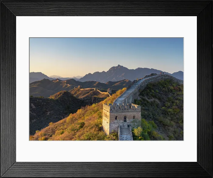 Framed Print : The Great Wall of China at Jinshanling (UNESCO World Heritage Site), Hebei Province, China Framed Print : The Great Wall of China at Jinshanling (UNESCO World Heritage Site), Hebei Province, China