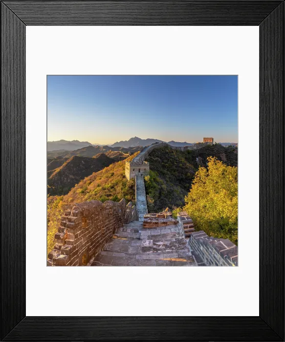 Framed Print : The Great Wall of China at Jinshanling (UNESCO World Heritage Site), Hebei Province, China Framed Print : The Great Wall of China at Jinshanling (UNESCO World Heritage Site), Hebei Province, China