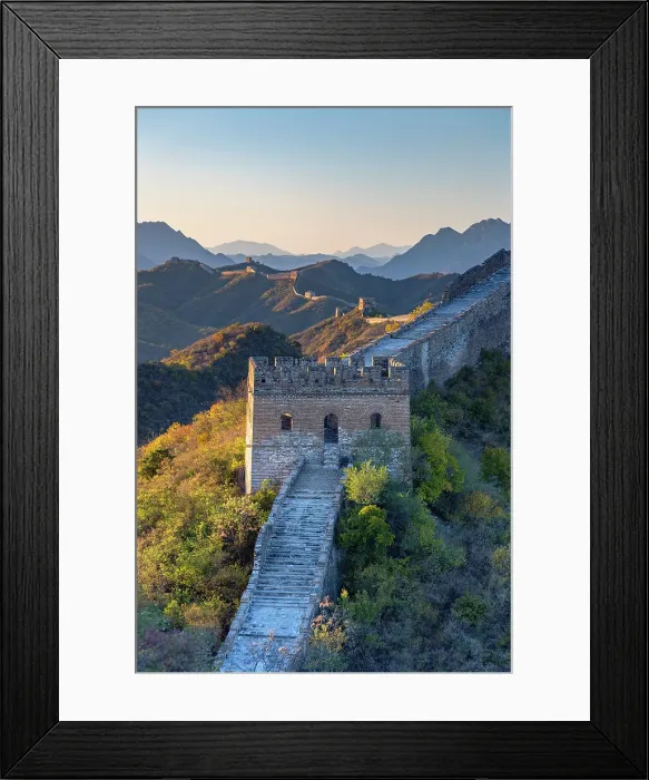Framed Print : The Great Wall of China at Jinshanling (UNESCO World Heritage Site), Hebei Province, China Framed Print : The Great Wall of China at Jinshanling (UNESCO World Heritage Site), Hebei Province, China