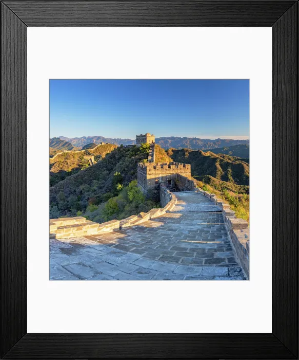 Framed Print : The Great Wall of China at Jinshanling (UNESCO World Heritage Site), Hebei Province, China Framed Print : The Great Wall of China at Jinshanling (UNESCO World Heritage Site), Hebei Province, China
