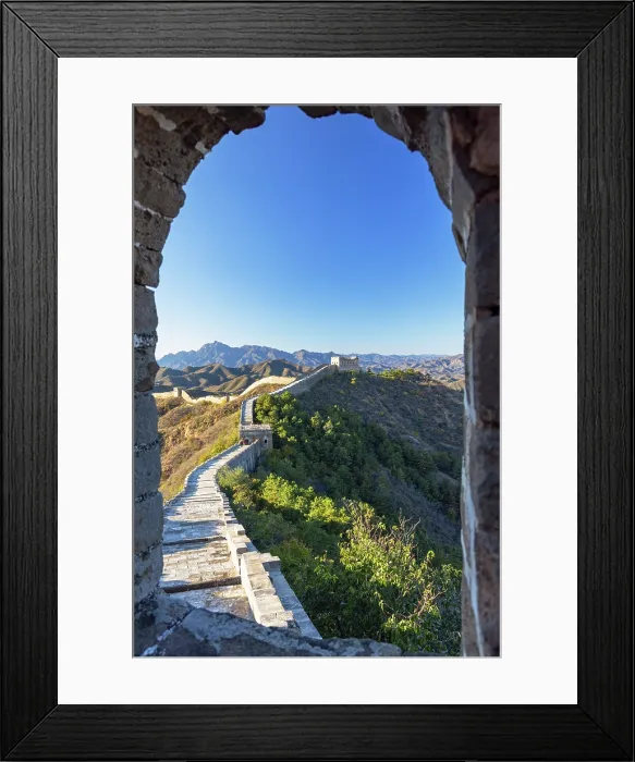 Framed Print : The Great Wall of China at Jinshanling (UNESCO World Heritage Site), Hebei Province, China Framed Print : The Great Wall of China at Jinshanling (UNESCO World Heritage Site), Hebei Province, China