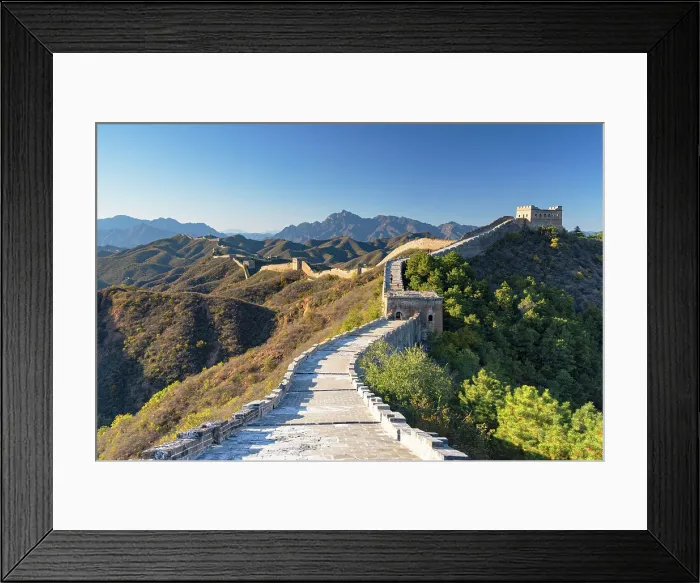 Framed Print : The Great Wall of China at Jinshanling (UNESCO World Heritage Site), Hebei Province, China Framed Print : The Great Wall of China at Jinshanling (UNESCO World Heritage Site), Hebei Province, China