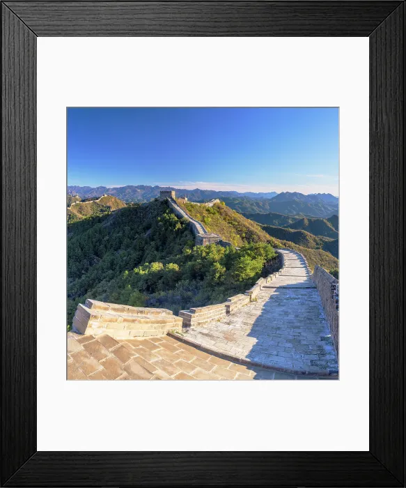 Framed Print : The Great Wall of China at Jinshanling (UNESCO World Heritage Site), Hebei Province, China Framed Print : The Great Wall of China at Jinshanling (UNESCO World Heritage Site), Hebei Province, China