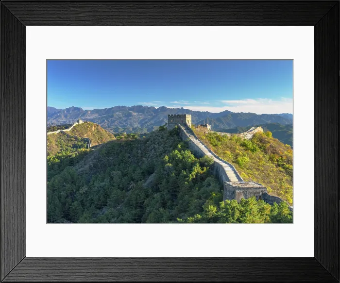 Framed Print : The Great Wall of China at Jinshanling (UNESCO World Heritage Site), Hebei Province, China Framed Print : The Great Wall of China at Jinshanling (UNESCO World Heritage Site), Hebei Province, China