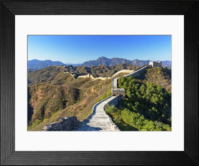 Framed Print : The Great Wall of China at Jinshanling (UNESCO World Heritage Site), Hebei Province, China Framed Print : The Great Wall of China at Jinshanling (UNESCO World Heritage Site), Hebei Province, China