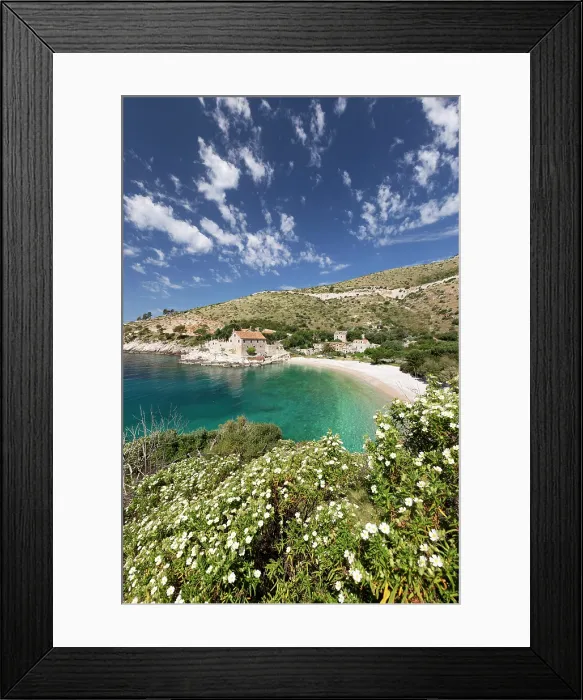 Framed Print : Croatia, Hvar island, Dubovica beach Framed Print : Croatia, Hvar island, Dubovica beach