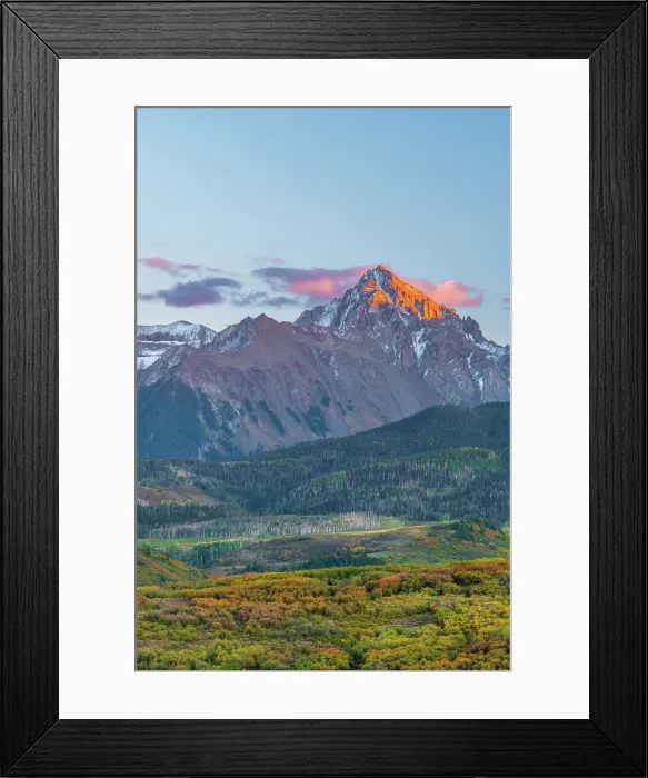 Framed Print : USA, Colorado, Rocky Mountains, San Juan Mountains, Sneffels Range, Mount Sneffels Framed Print : USA, Colorado, Rocky Mountains, San Juan Mountains, Sneffels Range, Mount Sneffels