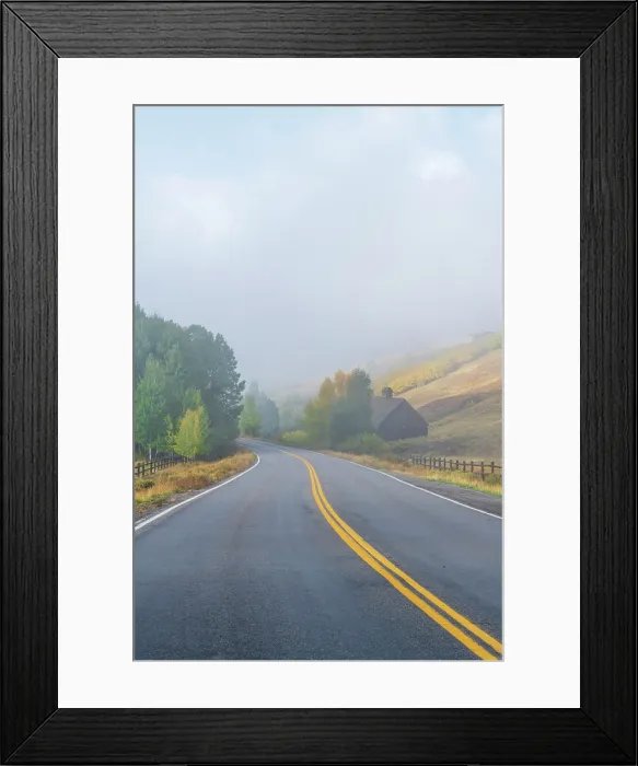 Framed Print : USA, Colorado, Telluride, San Juan Mountains, Sunshine Mountain, Mount Wilson and Wilson Peak