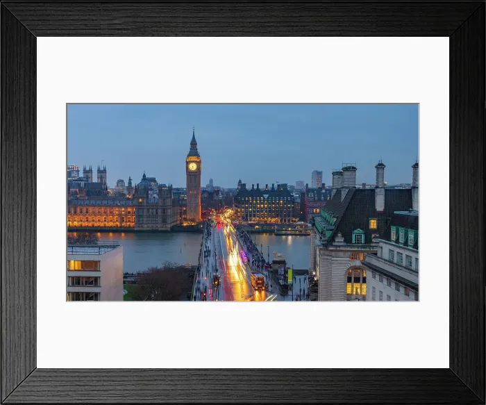 Framed Print : UK, England, London, Houses of Parliament, Big Ben across Westminster Bridge Framed Print : UK, England, London, Houses of Parliament, Big Ben across Westminster Bridge