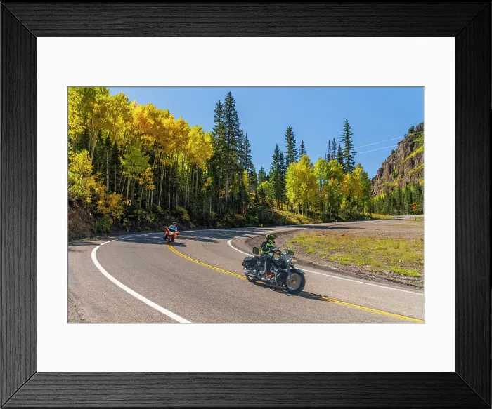 Framed Print : USA, Colorado, Million Dollar Highway between Silverton and Durango