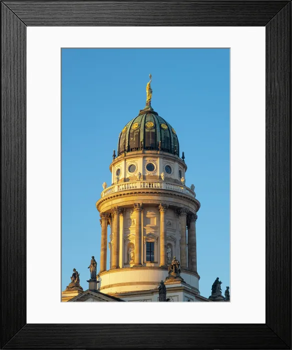 Framed Print : Franzosischer Dom, Gendarmenmarkt, Berlin, Germany Framed Print : Franzosischer Dom, Gendarmenmarkt, Berlin, Germany
