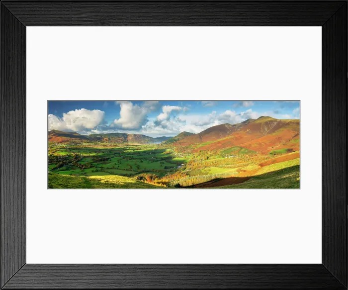 Framed Print : Skiddaw from Latrigg Fell, Lake District National Park, Cumbria, England