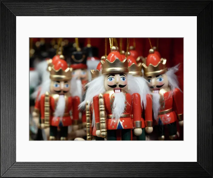 Framed Print : Traditional nutcrackers (miniature soldiers) for sale at a Christmas Market, Berlin, Germany Framed Print : Traditional nutcrackers (miniature soldiers) for sale at a Christmas Market, Berlin, Germany