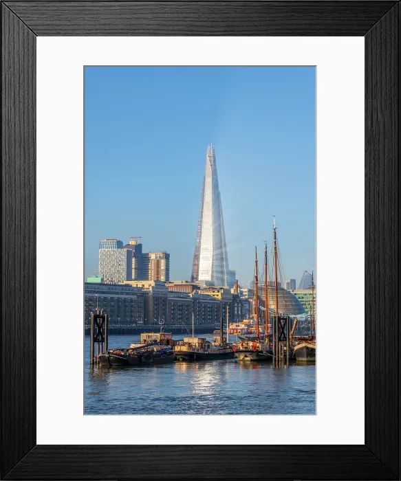 Framed Print : UK, England, London, Southwark, Sun reflecting off the The Shard Framed Print : UK, England, London, Southwark, Sun reflecting off the The Shard