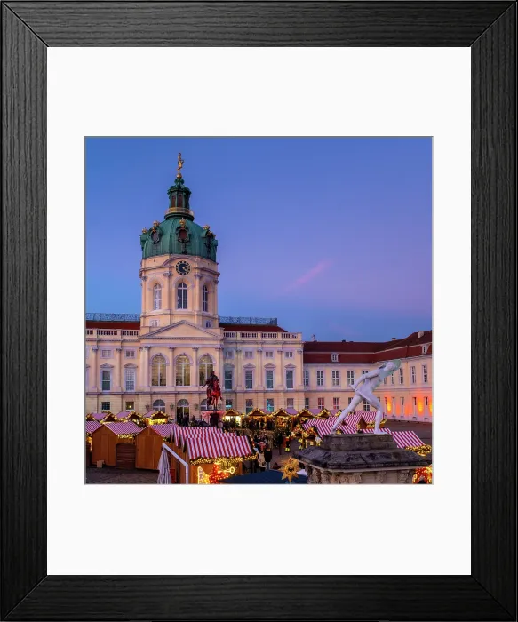 Framed Print : Christmas Market, Charlottenburg Palace, Berlin, Germany Framed Print : Christmas Market, Charlottenburg Palace, Berlin, Germany