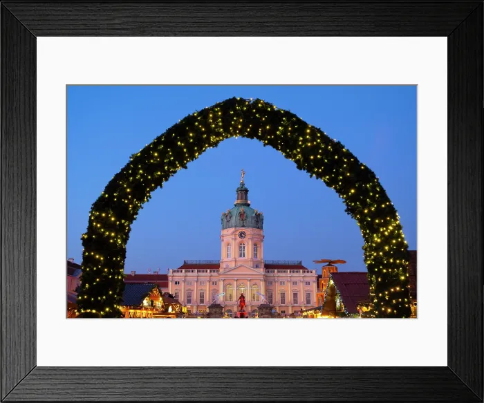 Framed Print : Christmas Market, Charlottenburg Palace, Berlin, Germany Framed Print : Christmas Market, Charlottenburg Palace, Berlin, Germany