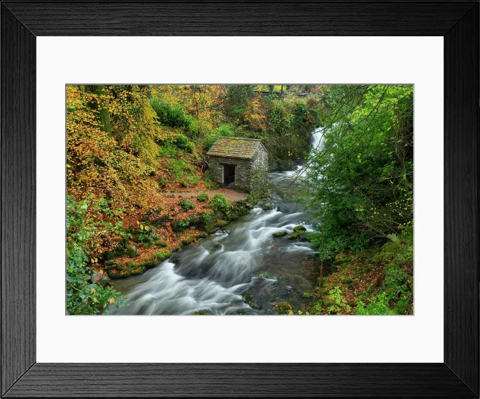 Framed Print : Rydal Beck & Hut in Autumn, Lake District National Park, Cumbria, England Framed Print : Rydal Beck & Hut in Autumn, Lake District National Park, Cumbria, England