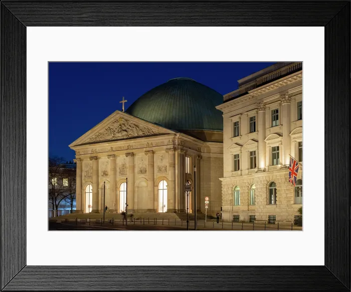 Framed Print : Sankt Hedwigs-Kathedrale, Bebelplatz, Berlin, Germany Framed Print : Sankt Hedwigs-Kathedrale, Bebelplatz, Berlin, Germany