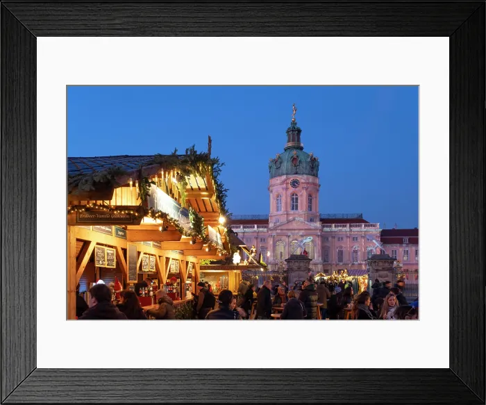 Framed Print : Christmas Market, Charlottenburg Palace, Berlin, Germany Framed Print : Christmas Market, Charlottenburg Palace, Berlin, Germany