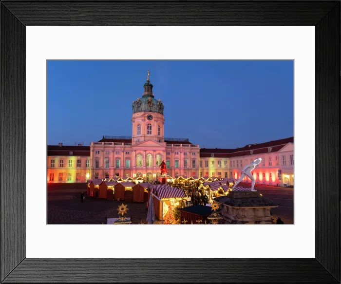 Framed Print : Christmas Market, Charlottenburg Palace, Berlin, Germany Framed Print : Christmas Market, Charlottenburg Palace, Berlin, Germany