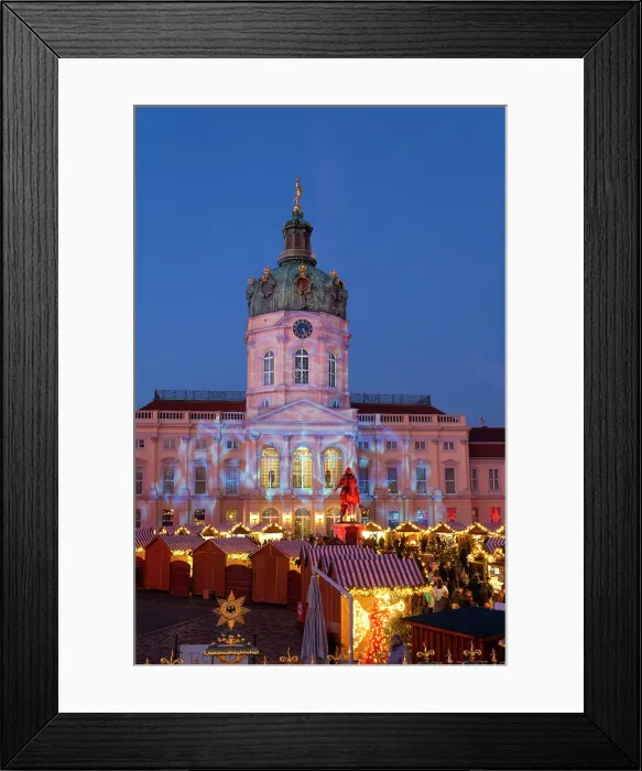 Framed Print : Christmas Market, Charlottenburg Palace, Berlin, Germany Framed Print : Christmas Market, Charlottenburg Palace, Berlin, Germany