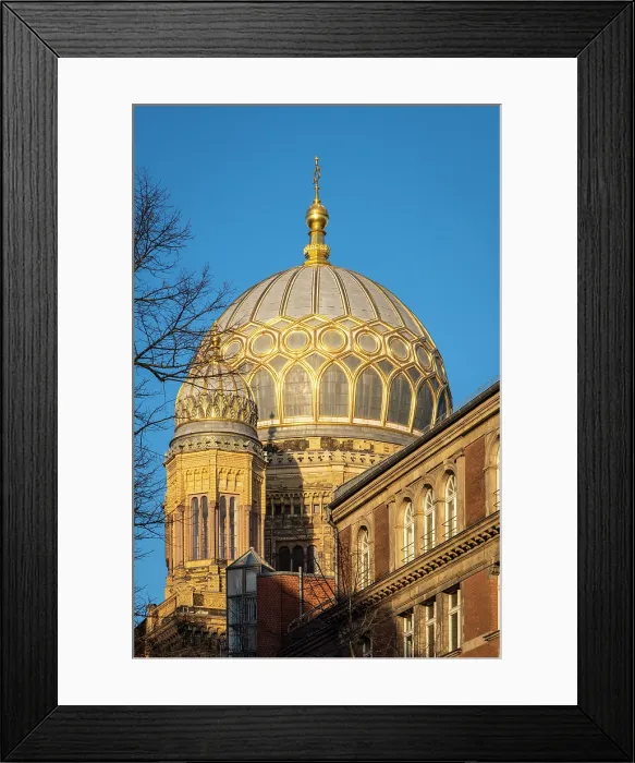 Framed Print : New Synagogue Berlin, Berlin, Germanyhistorical Framed Print : New Synagogue Berlin, Berlin, Germanyhistorical