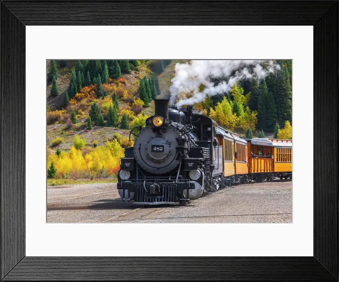 Framed Print : USA, Colorado, Silverton, Durango and Silverton Narrow Gauge Railroad Framed Print : USA, Colorado, Silverton, Durango and Silverton Narrow Gauge Railroad