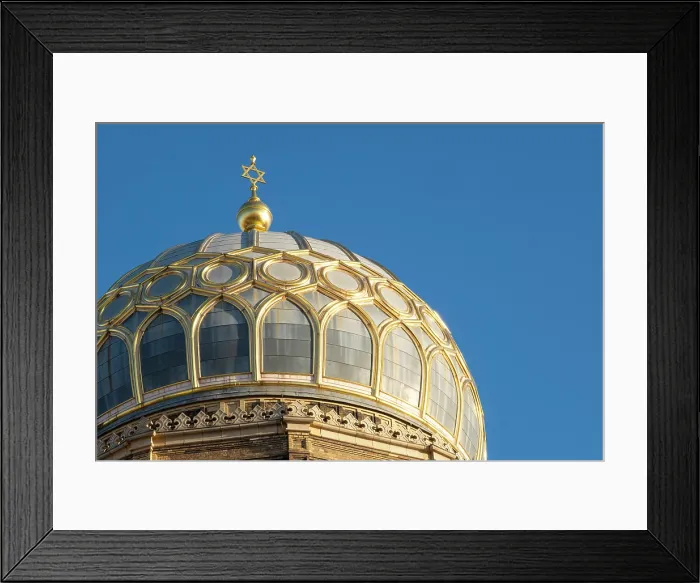 Framed Print : New Synagogue Berlin, Berlin, Germanyhistorical Framed Print : New Synagogue Berlin, Berlin, Germanyhistorical
