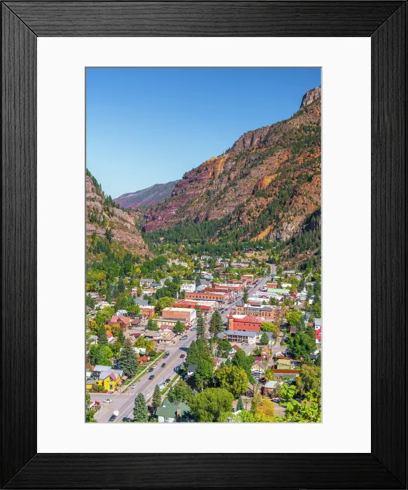 Framed Print : USA, Colorado, Ouray Framed Print : USA, Colorado, Ouray