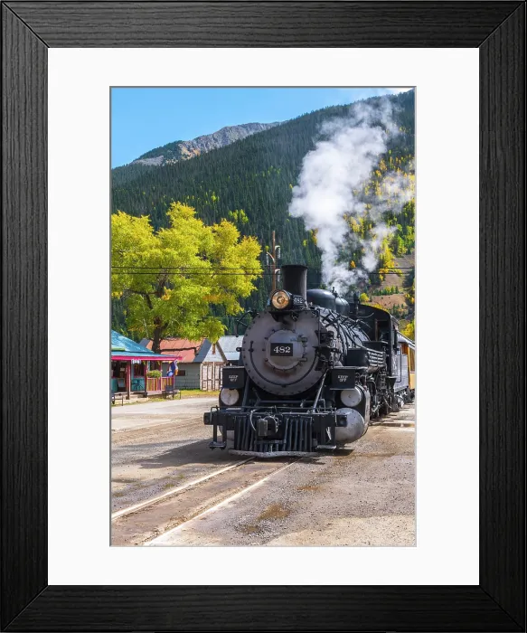 Framed Print : USA, Colorado, Silverton, Durango and Silverton Narrow Gauge Railroad Framed Print : USA, Colorado, Silverton, Durango and Silverton Narrow Gauge Railroad