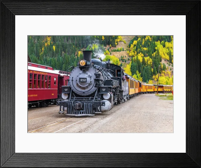 Framed Print : USA, Colorado, Silverton, Durango and Silverton Narrow Gauge Railroad Framed Print : USA, Colorado, Silverton, Durango and Silverton Narrow Gauge Railroad