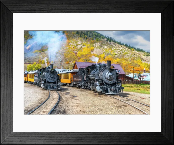 Framed Print : USA, Colorado, Silverton, Durango and Silverton Narrow Gauge Railroad Framed Print : USA, Colorado, Silverton, Durango and Silverton Narrow Gauge Railroad